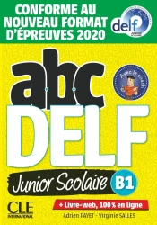 ABC DELF B1 junior scolaire książka + DVD + zawartość online Nowa formuła 2021 - Salles Virginie|Adrien Payet