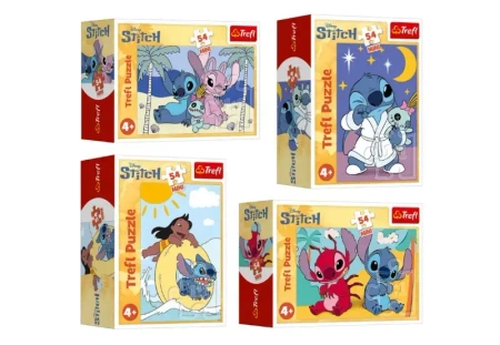 PUZZLE 54 MINI Stitch i jego świat /Disney 54220