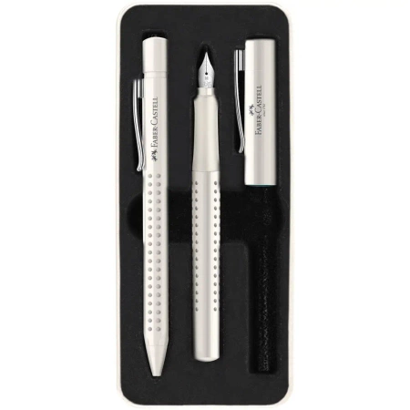 Zestaw prezentowy Grip 2010 Faber-Castell pióro wieczne + długopis