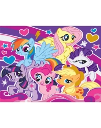 Malowanie po numerach - Kolorowe kucyki 40x50cm - Twoje Hobby