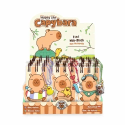 Notes mini 2w1 Kapibara 1szt.mix - TRENDHAUS