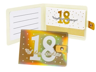 Portfelik Urodziny 18 - Kukartka