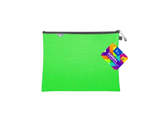 Koperta A5 z suwakiem metalalowym zielona - Tetis