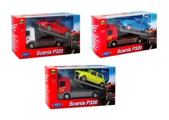 Welly Truck 1:57 Scania + samochód