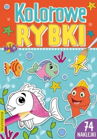 Kolorowe rybki z naklejkami - praca zbiorowa