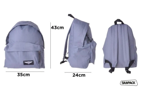 Plecak Sampack szary - MP Main Paper