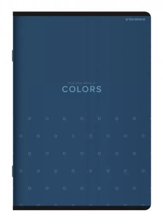 Zeszyt A5/60k kratka Colors niebieski Top Fol A 10