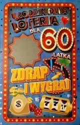 Karnet Urodziny 60 męskie - YEKU