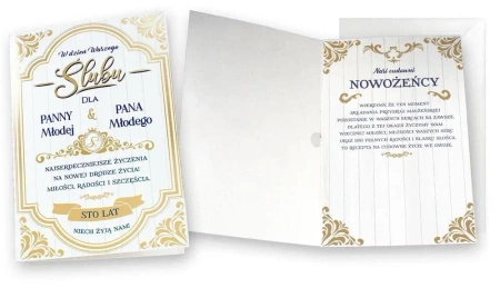 Karnet muzyczny Ślub - Kukartka