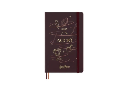Kalendarz 2025 12m Moleskine L dzienny Le Harry Potter Accio 13x21