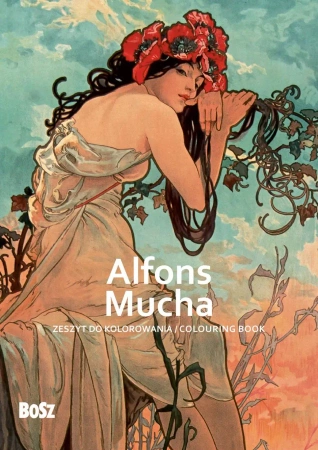 Alfons Mucha - zeszyt do kolorowania - Edyta Niemiec-Szywała