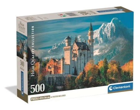 Puzzle 500 Neuschwanstein castle - Clementoni