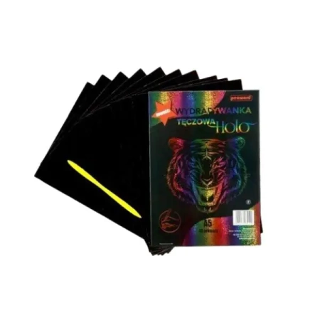 Wydrapywanka hologramowa A5 tęczowa - Penword