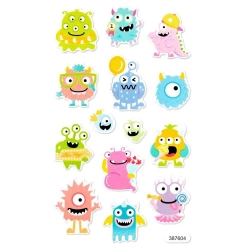 Naklejki z pianki świecące w ciemności potworki - Dalprint dpCraft
