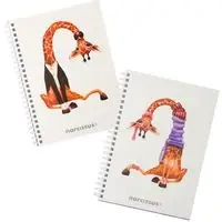 Kołonotatnik A5/80K kratka 80g - Narcissus