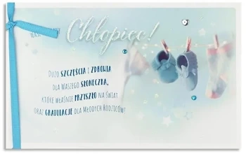 Karnet B6 Narodziny HM200-2378 - Pan Dragon