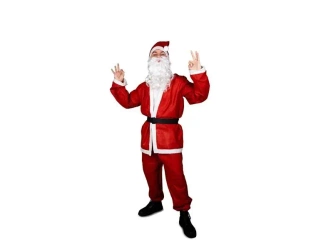 Strój Świętego Mikołaja rozm. 170-190cm - PartyDeco