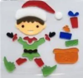 Żelowe naklejki dekoracyjne - BN Elf - MCD