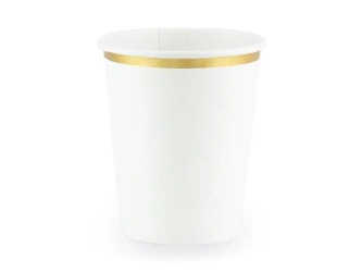 Kubeczki białe 260 ml 6szt - PartyDeco