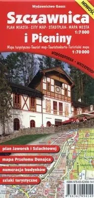 Szczawnica. Plan miasta 1:7000 i Pieniny. Mapa turystyczna 1:70 000. Wodoodporna wyd. 3 - Opracowanie zbiorowe
