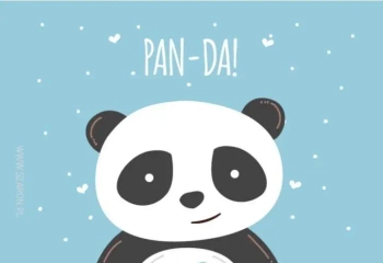 Magnes na lodówkę - Pan da! - praca zbiorowa