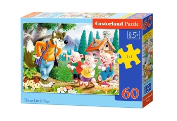 Puzzle 60 Trzy świnki CASTOR - Castorland