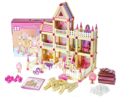 Domek drewniany dla lalek - ADAR