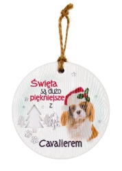 Zawieszka ceramiczna Boże Narodzenie Cavalier - Kukartka
