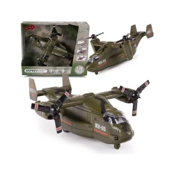 Samolot wojskowy transportowy światło i dżwięk - Lena