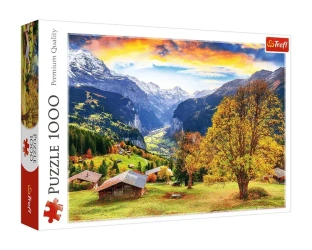 Puzzle 1000 Malownicza alpejska wioska - Trefl