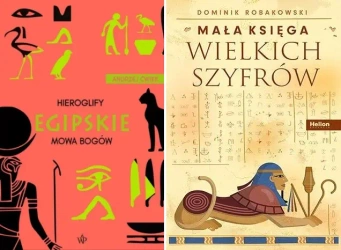 Hieroglify egipskie + Mała księga wielkich szyfrów - Dominik Robakowski
