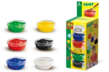 Farby plakatowe 6x45ml - SES