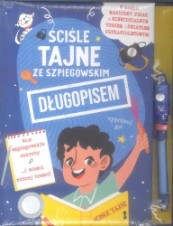 Ściśle tajne ze szpiegowskim długopisem. Sekretnik dla chłopców - opracowanie zbiorowe