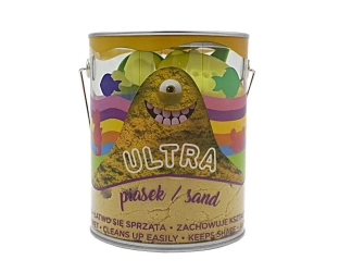 Ultra Piasek 900g żółty + 4 foremki Morskie życie - EPEE