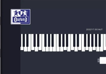 Zeszyt Do Nut A5/16k Oxford Fol A 10 - Oxford art pap