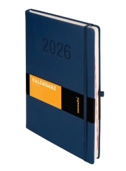 Kalendarz 2026 A4 Memofix DNS granatowy - -