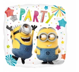 Balon foliowy Minions Party 46cm - Godan
