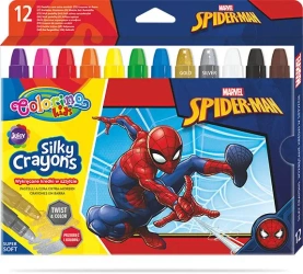 Kredki żelowe wykręcane Spiderman Colorino Kids 12 kolorów - PATIO