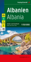 Mapa Albania 1:150 000 - opracowanie zbiorowe