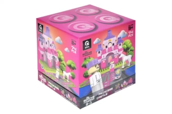 Klocki konstrukcyjne Block&Steps Zamek księżniczki - Qbee