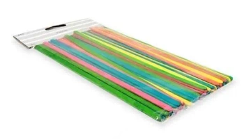 Patyczki drewniane kolorowe 50szt - Penword