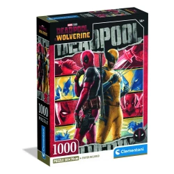 Puzzle 1000 Compact Deadpool&Wolverine - Clementoni