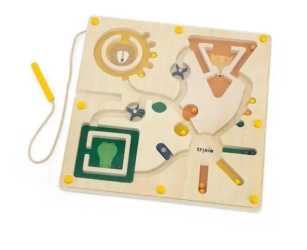 Labirynt magnetyczny drewniany - Trixie Baby