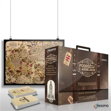 Podróżuj z Angielskim Gra Planszowa - PRACA ZBIOROWA