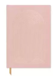 Notatnik A5/160K Suede Dusty Pink - Designworks Ink