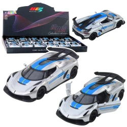 Samochód wyścigowy metalowy z napędem 1:32 - Leantoys