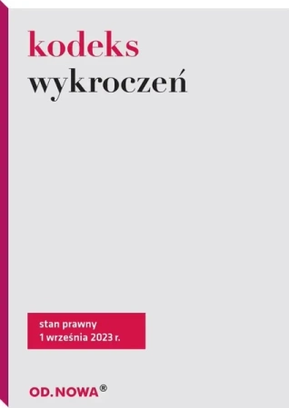 Kodeks wykroczeń - praca zbiorowa