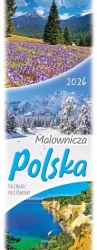 Kalendarz 2026 pocztówkowy 12,5x33cm Malownicza... - Artsezon