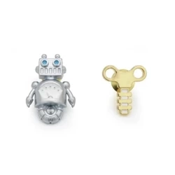 Przypinki robot i klucz - Metalmorphose