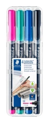 Foliopis Lumocolor M wodoodporny 4 kolory Staedtler